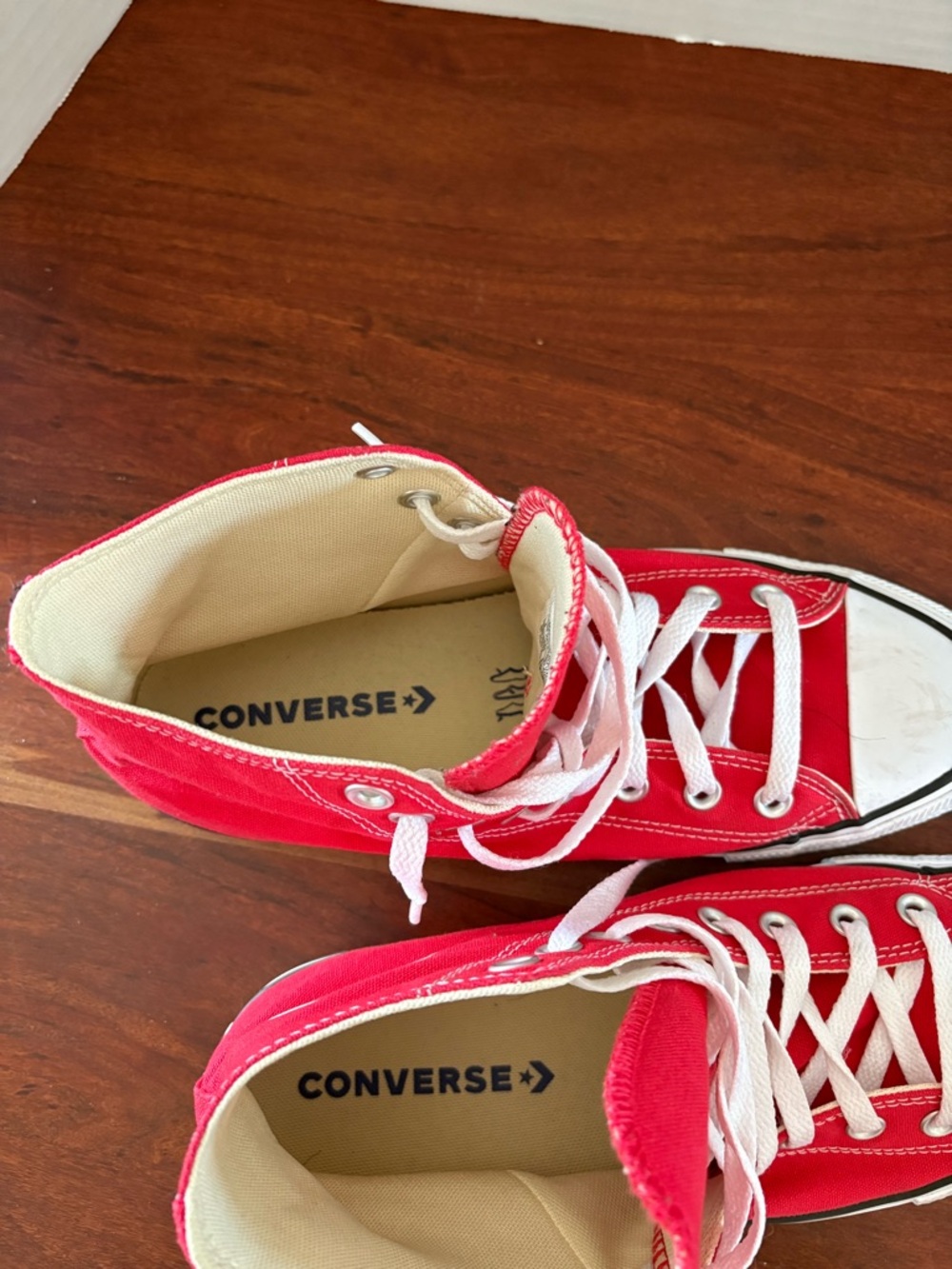 Converse Chuck Taylor All Star High Top Canvas Unisex Red Size 9 Men 11 Women - Picture 7 of 8